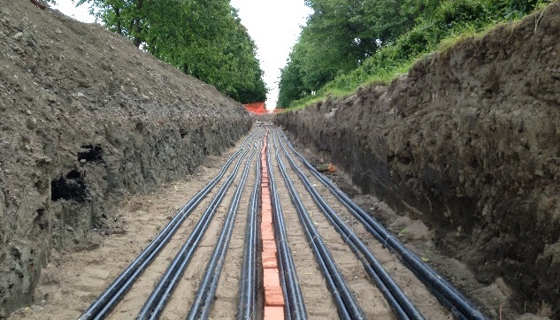 ПРОКЛАДКА КАБЕЛЯ В ЗЕМЛЕ